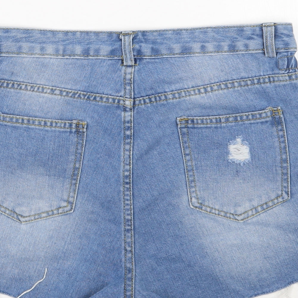 Preworn Womens Blue Hot Pants Shorts Size M