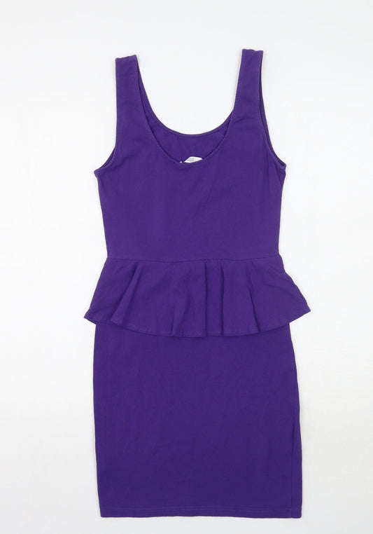 Newlook Womens Purple A-Line Size 12