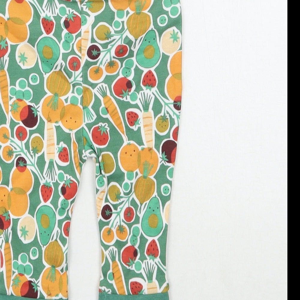 Nutmeg Boys Green Geometric Sweatpants Trousers Size 3-6 Months