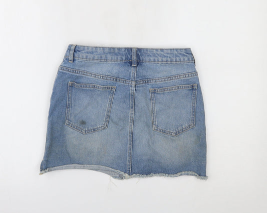 NEXT Girls Blue Mini Skirt Size 12 Years