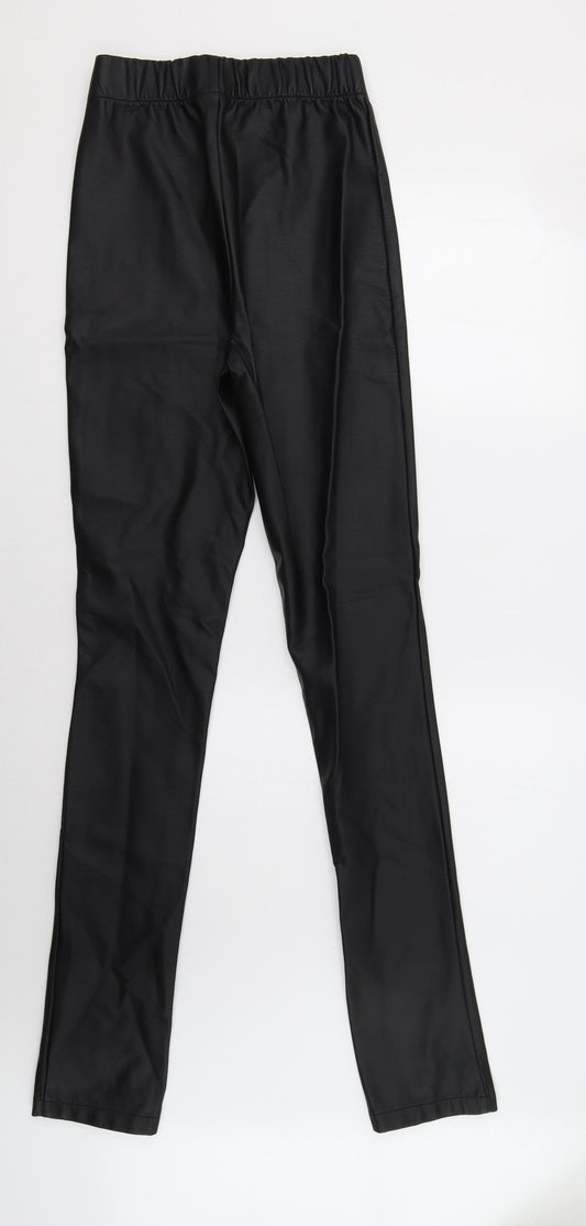 ASOS Womens Black Jegging Leggings Size 8 L36 in