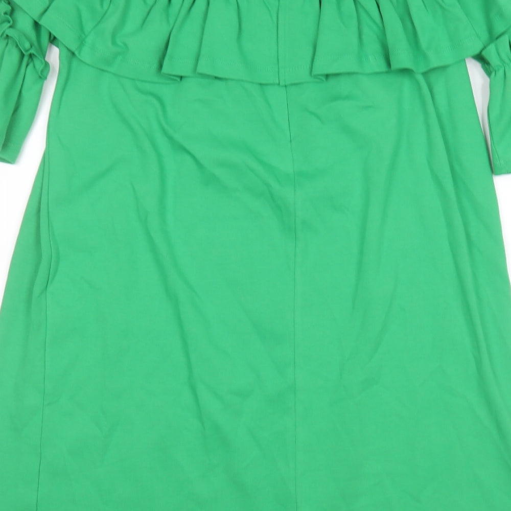 ASOS Womens Green A-Line Size 4