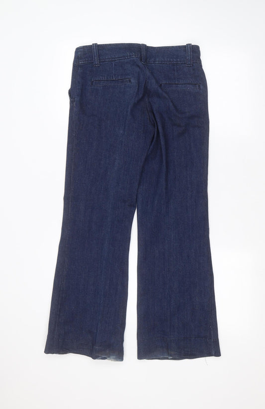 H&M Womens Blue Straight Jeans Size 6 L28 in