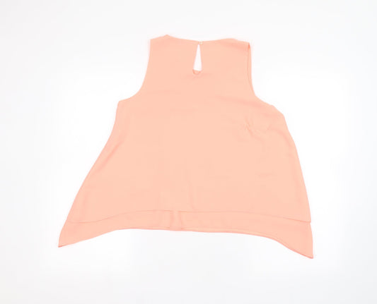 Matalan Girls Pink Basic Blouse Size 14 Years