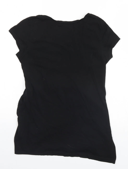 H&M Womens Black Basic T-Shirt Size M