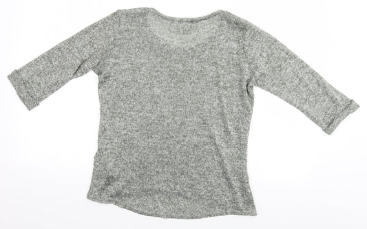 New Look Womens Beige Basic T-Shirt Size 10