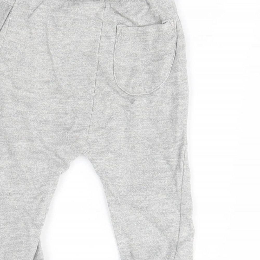 M&Co Baby Grey Jogger Trousers Size 6-9 Months