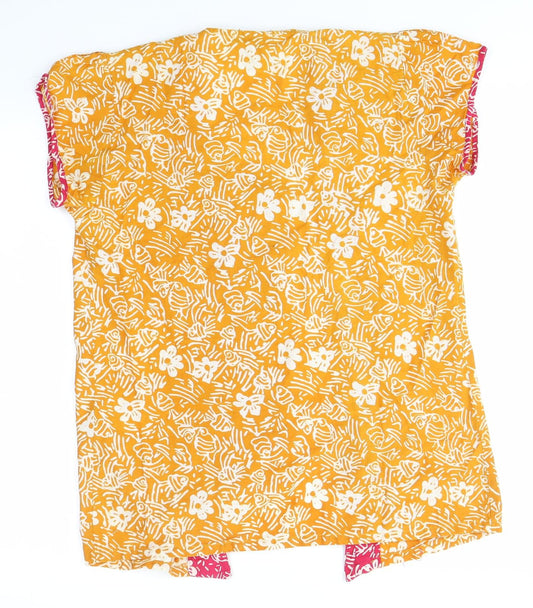 Senopati Womens Multicoloured Basic Blouse Size S