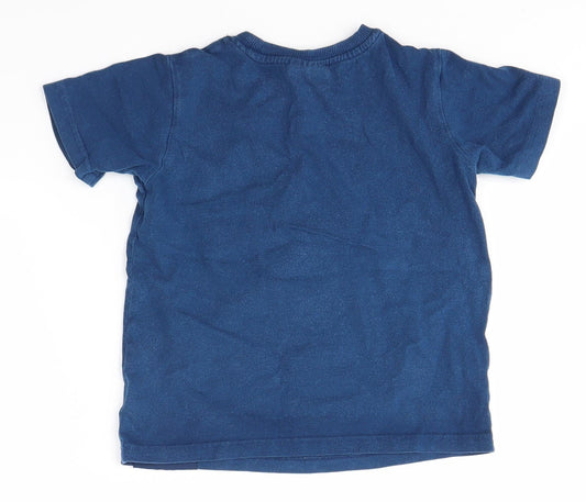NEXT Boys Blue Basic T-Shirt Size 4 Years - Angry Birds