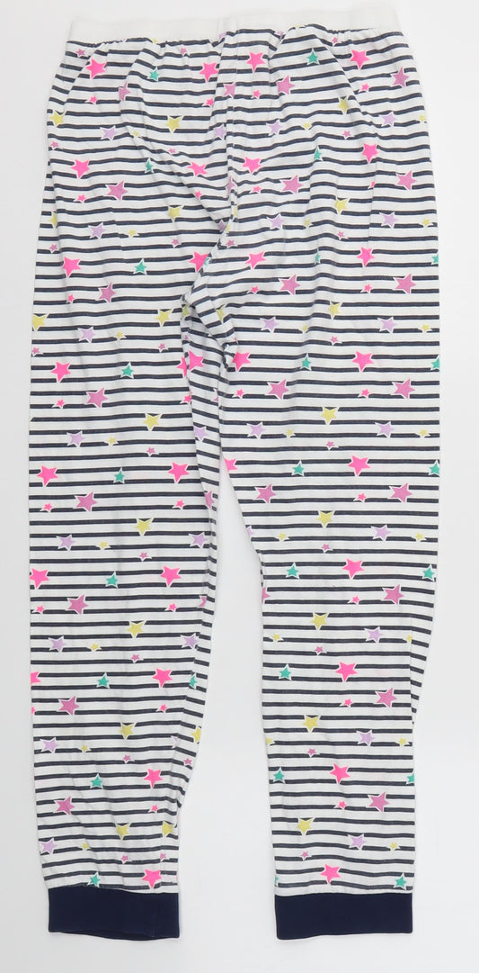 Matalan Girls Multicoloured Striped Pyjama Pants Size 12 Years