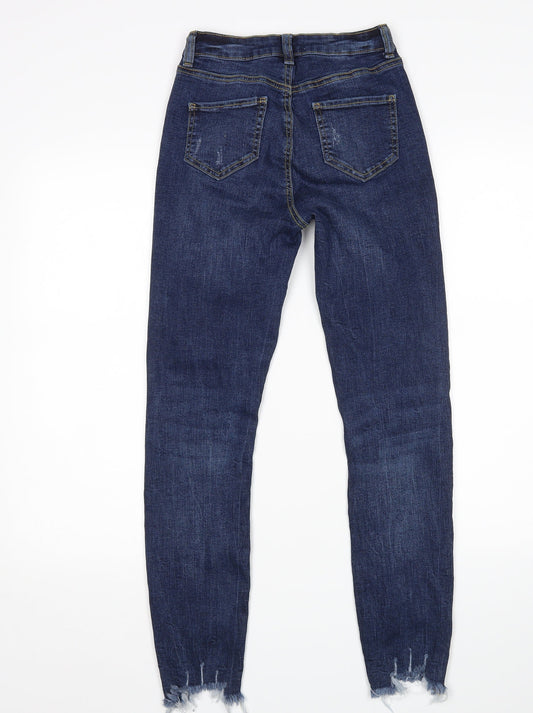 Denim Co Womens Blue Skinny Jeans Size 6 L27 in