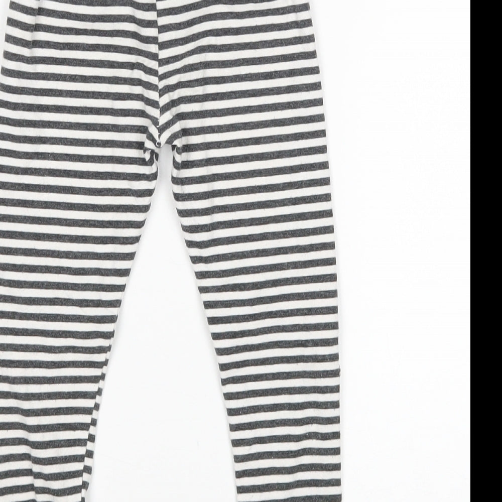 Preworn Baby Multicoloured Striped Pyjama Pants Size 24 Months