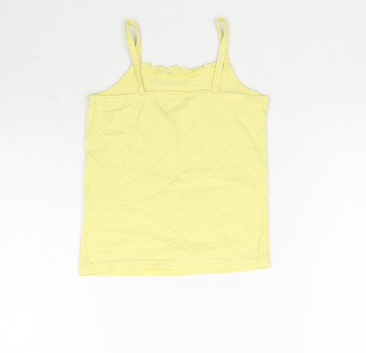 Matalan Girls Yellow Basic Tank Size 4-5 Years