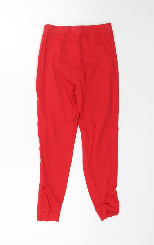 George Girls Red Trousers Size 6-7 Years - Grenadier guard