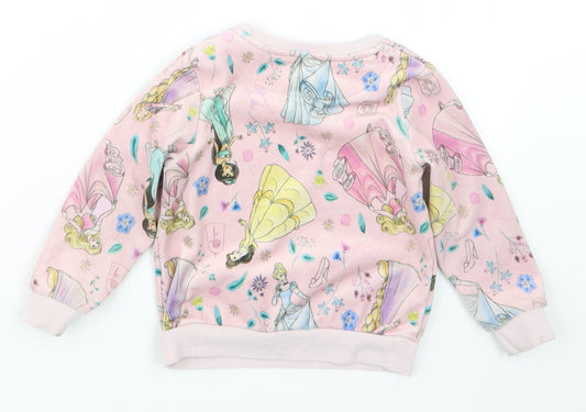 George Girls Pink Geometric Babydoll Pyjama Top Size 18-24 Months - Disney Princess