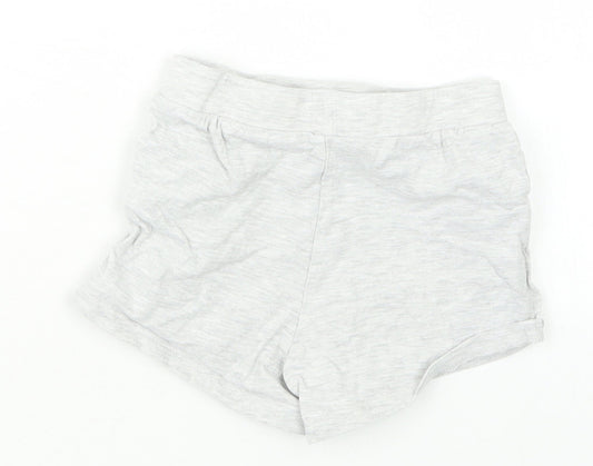 George Girls Grey Boyfriend Shorts Size 2-3 Years