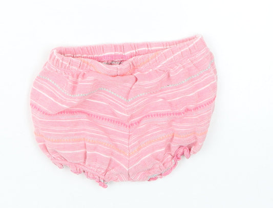 H&M Girls Pink Cropped Trousers Size 12 Months