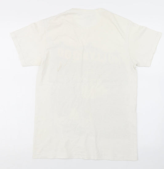 Delta Mens White T-Shirt Size S
