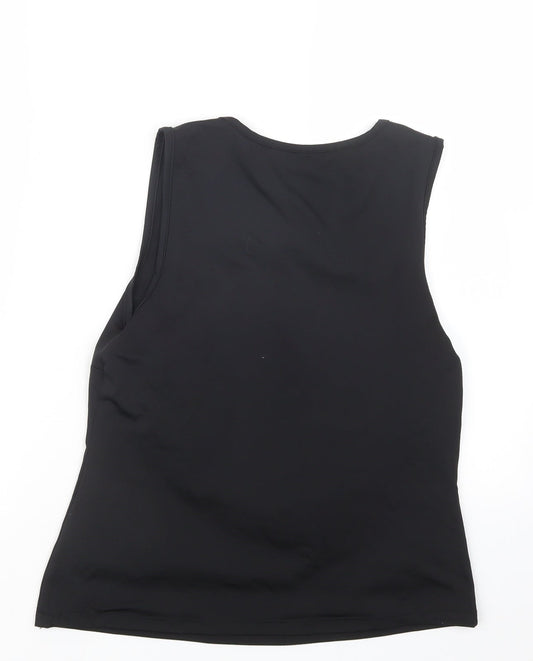 Preworn Womens Black Basic Tank Size 12