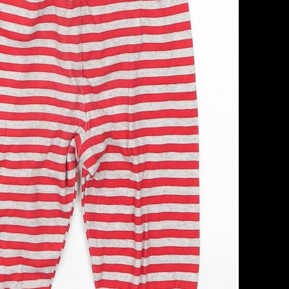 George Baby Red Striped Sweatpants Trousers Size 12-18 Months - Pyjama Pants