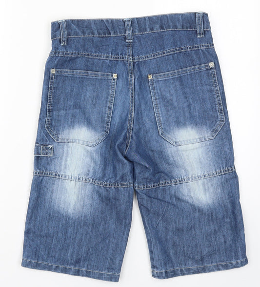 Marions Boys Blue Denim Cropped Jeans Size 12 Years - Fashion Project