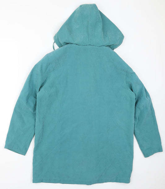 Katherine Hammond Womens Blue Jacket Coat Size 12