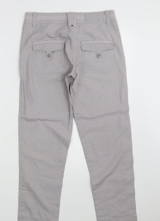 Cache Cache Womens Grey Trousers Size 30 in L28 in