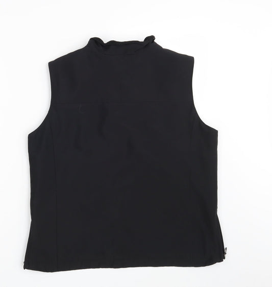 NEXT Womens Black Full Zip Jumper Size 14