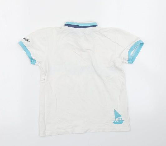 Cool Club Boys White Basic Polo Size 8 Years