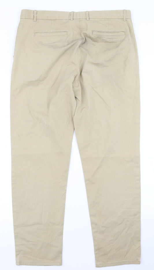 Gap Womens Brown Chino Trousers Size 8 L27 in