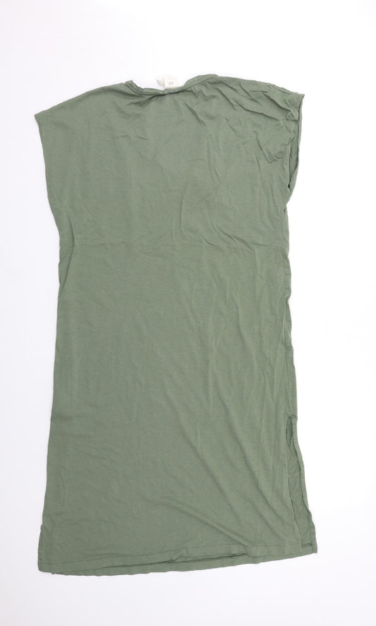 H&M Womens Green Shift Size M