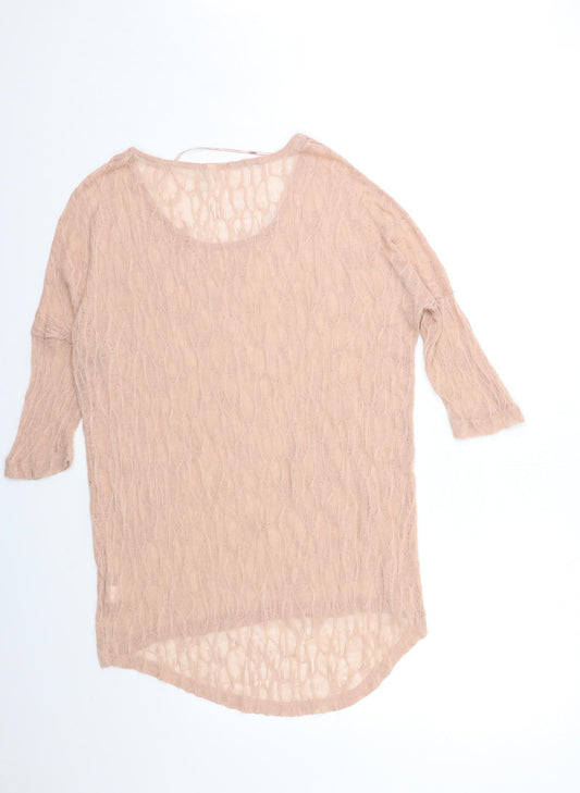 Only Womens Pink Basic Tank Size XL