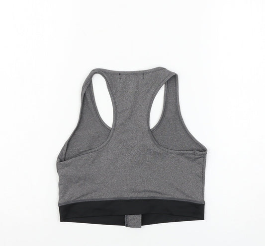 Missguided Womens Grey Jersey Basic Tank Size 8