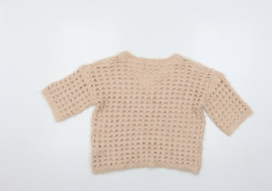 NEXT Womens Pink Knit Pullover Jumper Size S