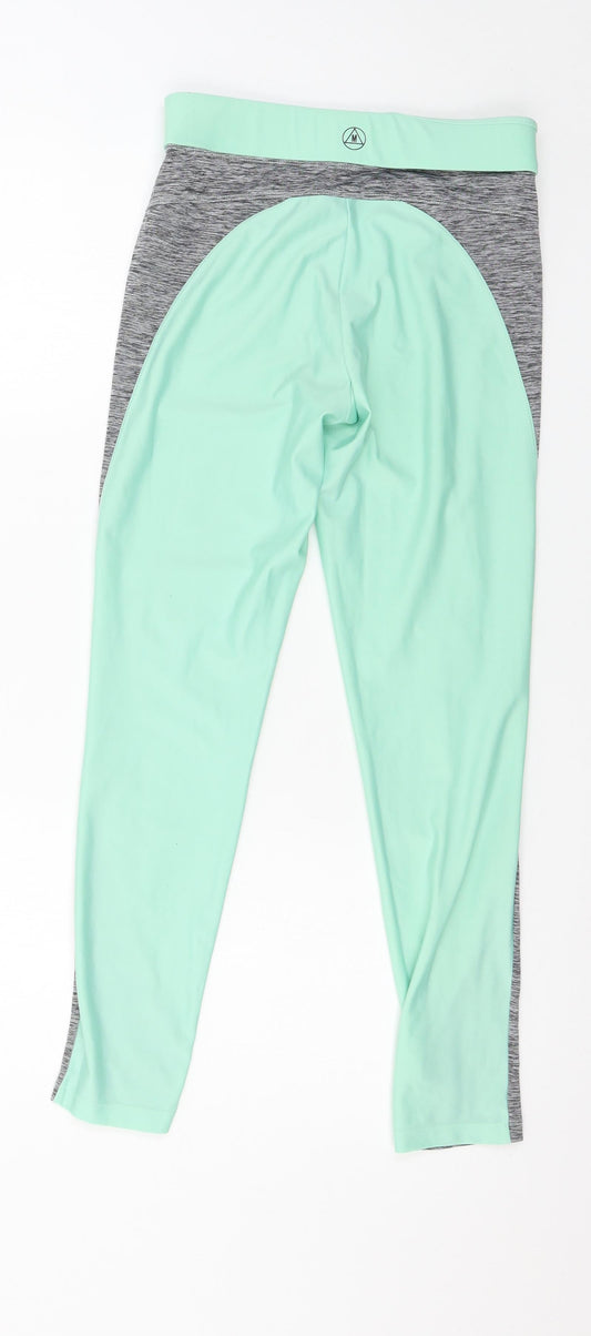 Missguided Womens Green Jersey Capri Leggings Size 28 in L25 in