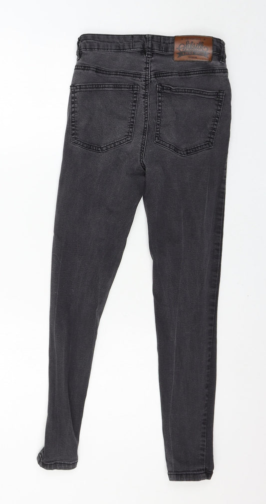 SikSilk Womens Green Denim Skinny Jeans Size 8 L24 in