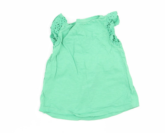 TU Girls Green Basic Tank Size 2-3 Years