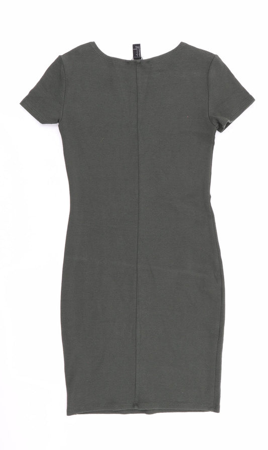 forever21 Womens Green Fit & Flare Size S