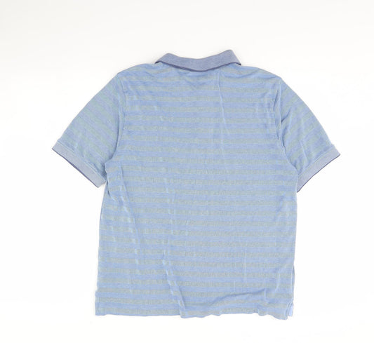 Lincoln Mens Blue Polo Size L