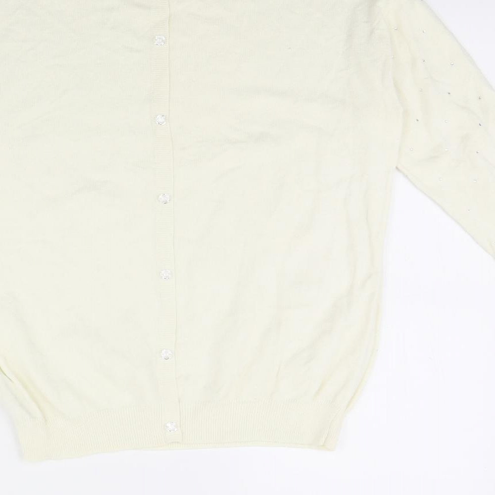 Monsoon Womens Ivory Pullover Jumper Size S