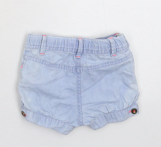 Young Dimension Girls Blue Denim Cropped Jeans Size 9-12 Months - Shorts