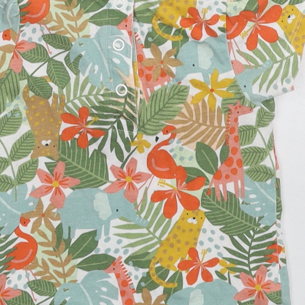 TU Baby Multicoloured Floral Basic T-Shirt Size 9-12 Months