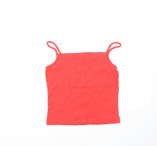 BAY Womens Red Basic T-Shirt Size 12