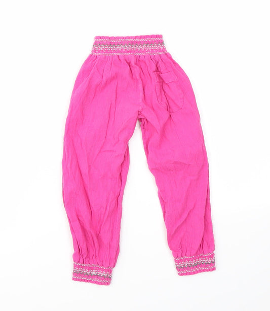 Indigo Girls Pink Jogger Trousers Size 2-3 Years