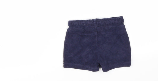 NUTMEG Girls Blue Capri Trousers Size 12-18 Months