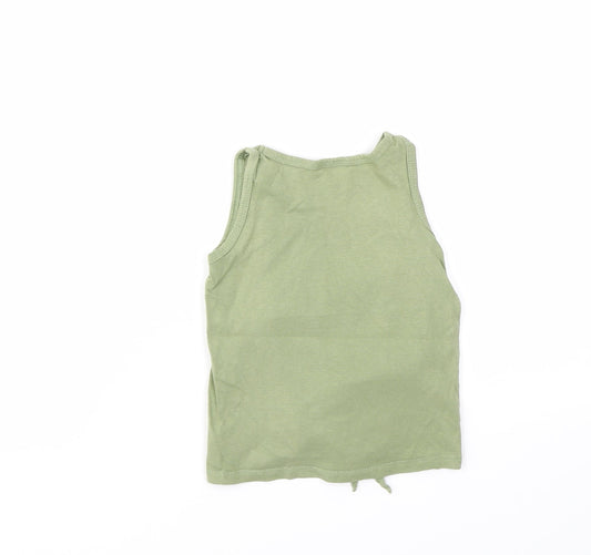 SO CUTE Girls Green Basic T-Shirt Size 18-24 Months