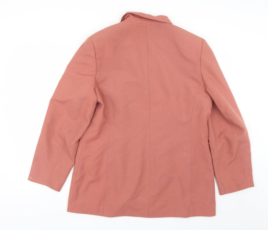 BHS Womens Pink Jacket Suit Size 16