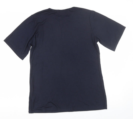 Essential look Womens Blue Basic T-Shirt Size S