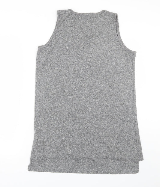 Topshop Womens Grey Basic Tank Size 10