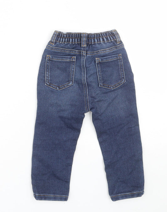George Boys Blue Denim Capri Jeans Size 12-18 Months